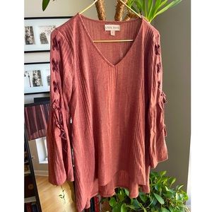 Knox Rose Long Sleeve Tunic sz Medium